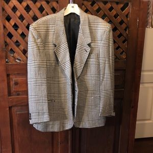 London square wool and silk vintage blazer